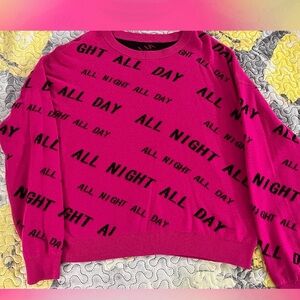 Womens reversible pullover sweater